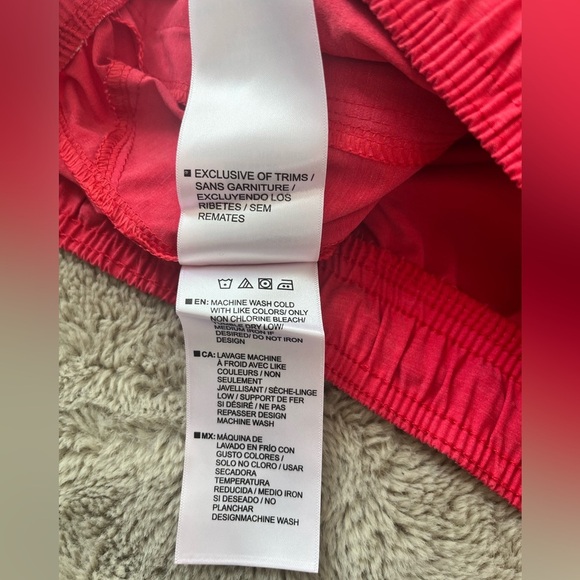 LEG3ND Swim Trunks. Sz M. Red. Pockets. Elastic waist  activewear beachwear - Picture 9 of 13